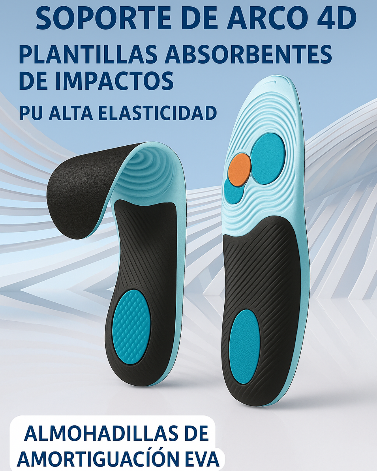 Plantillas Ortopédicas 4D | Soporte Total y Máximo Confort